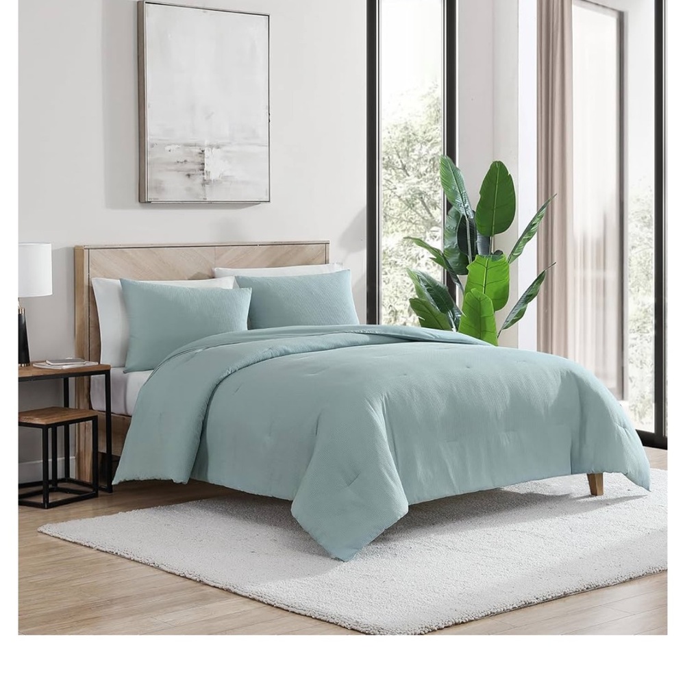 Waffle comforter set